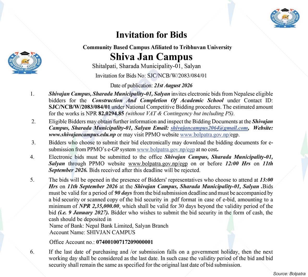 Shiva Jan Campus