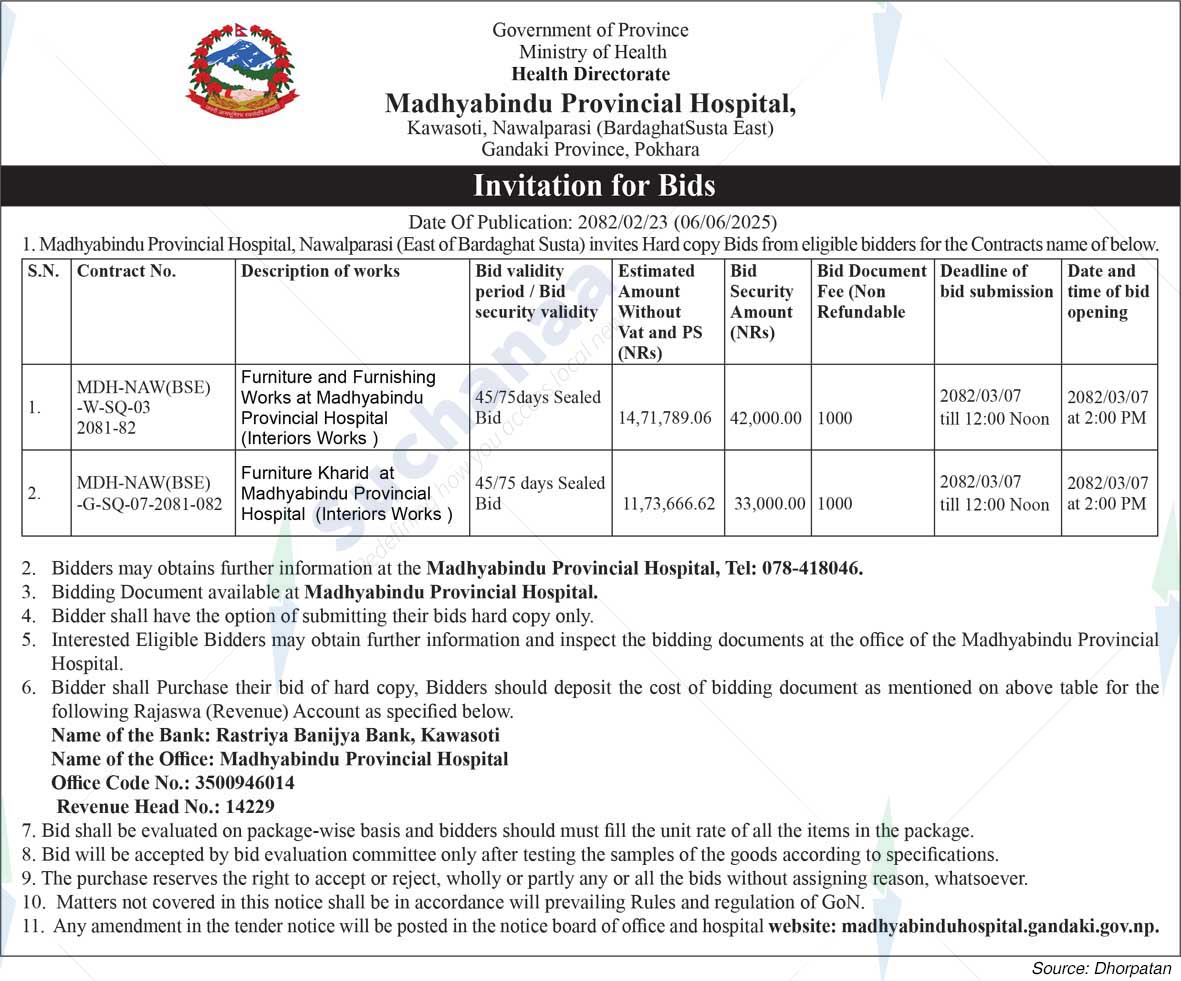 Madhyabindu Provincial Hospital