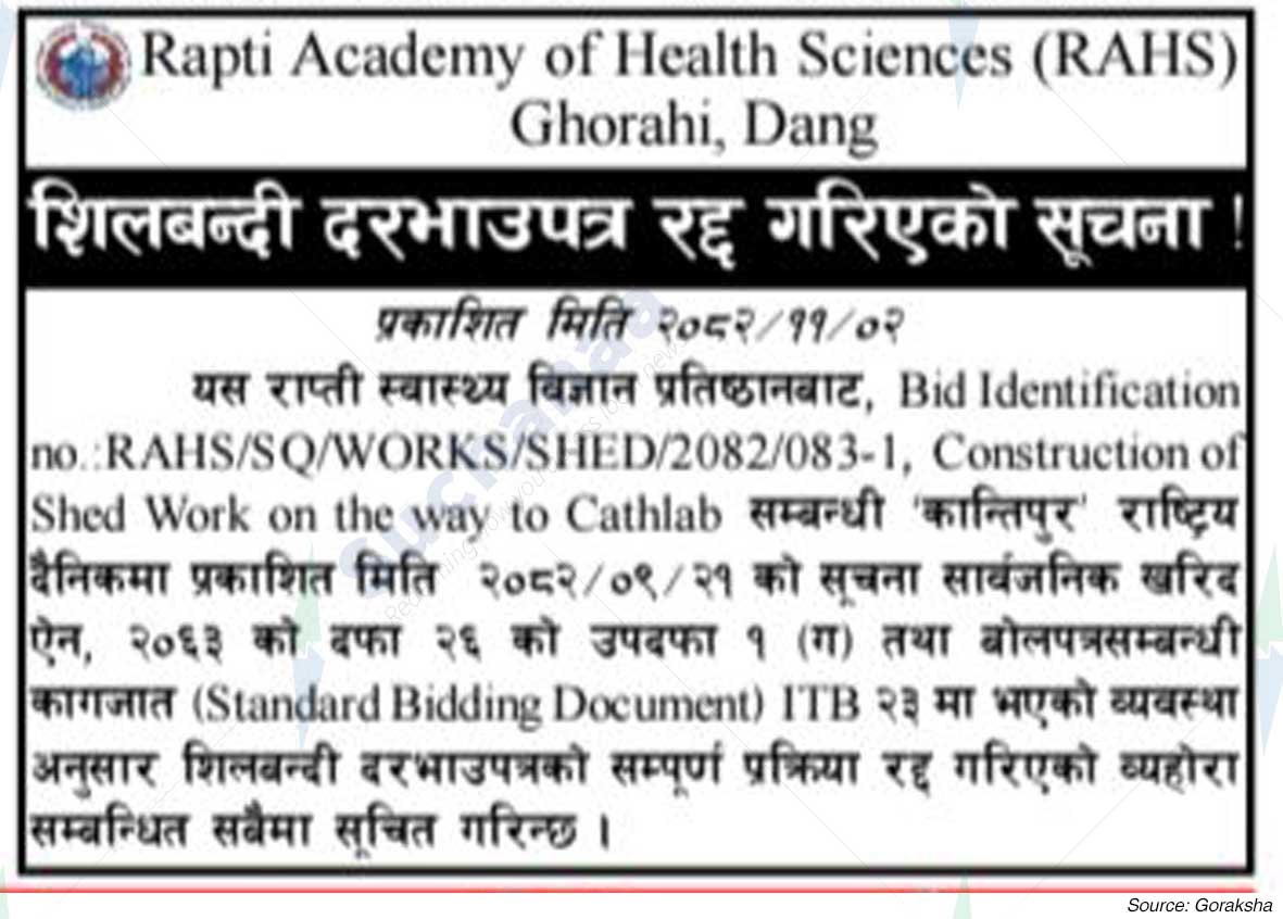 Rapti Academy of Health Sciences