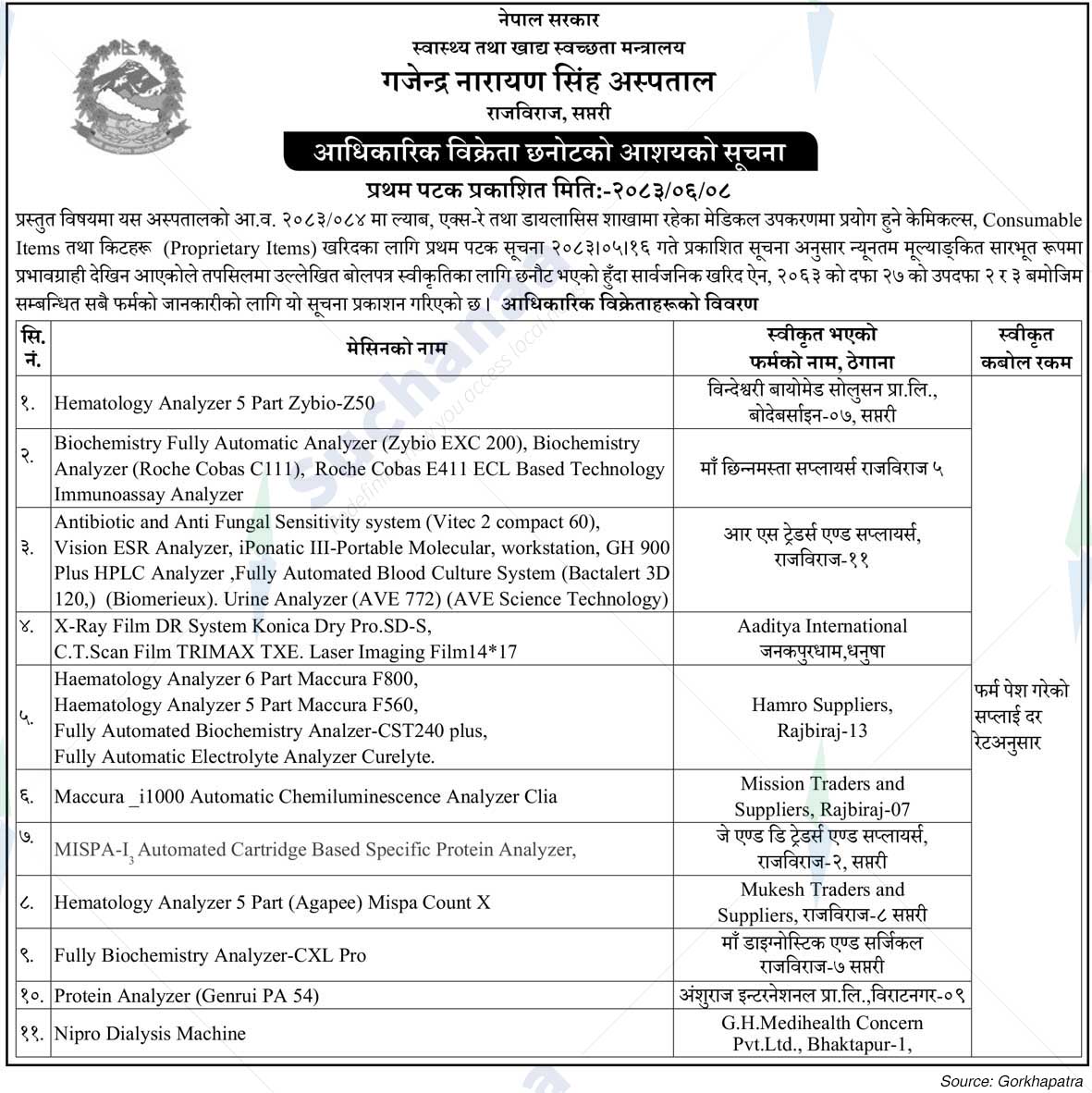 Gajendra Narayan Singh Hospital