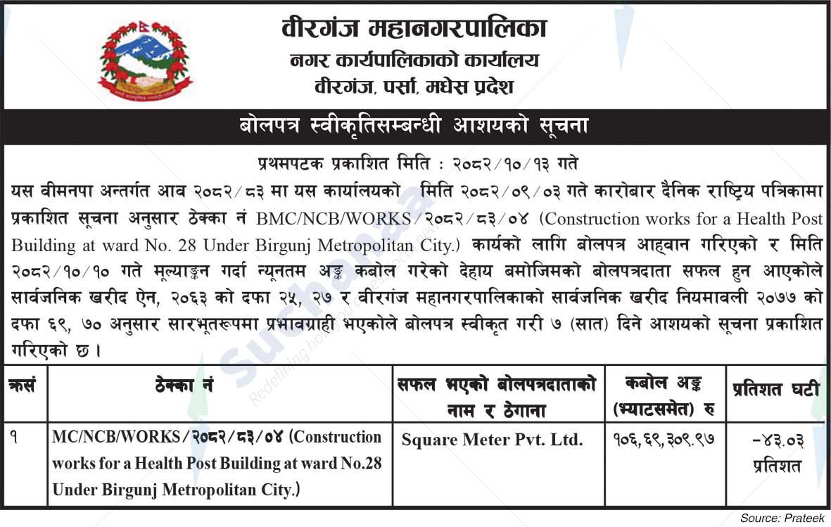 Birgunj Metropolitan City