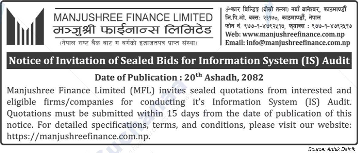 Manjushree Finance Limited