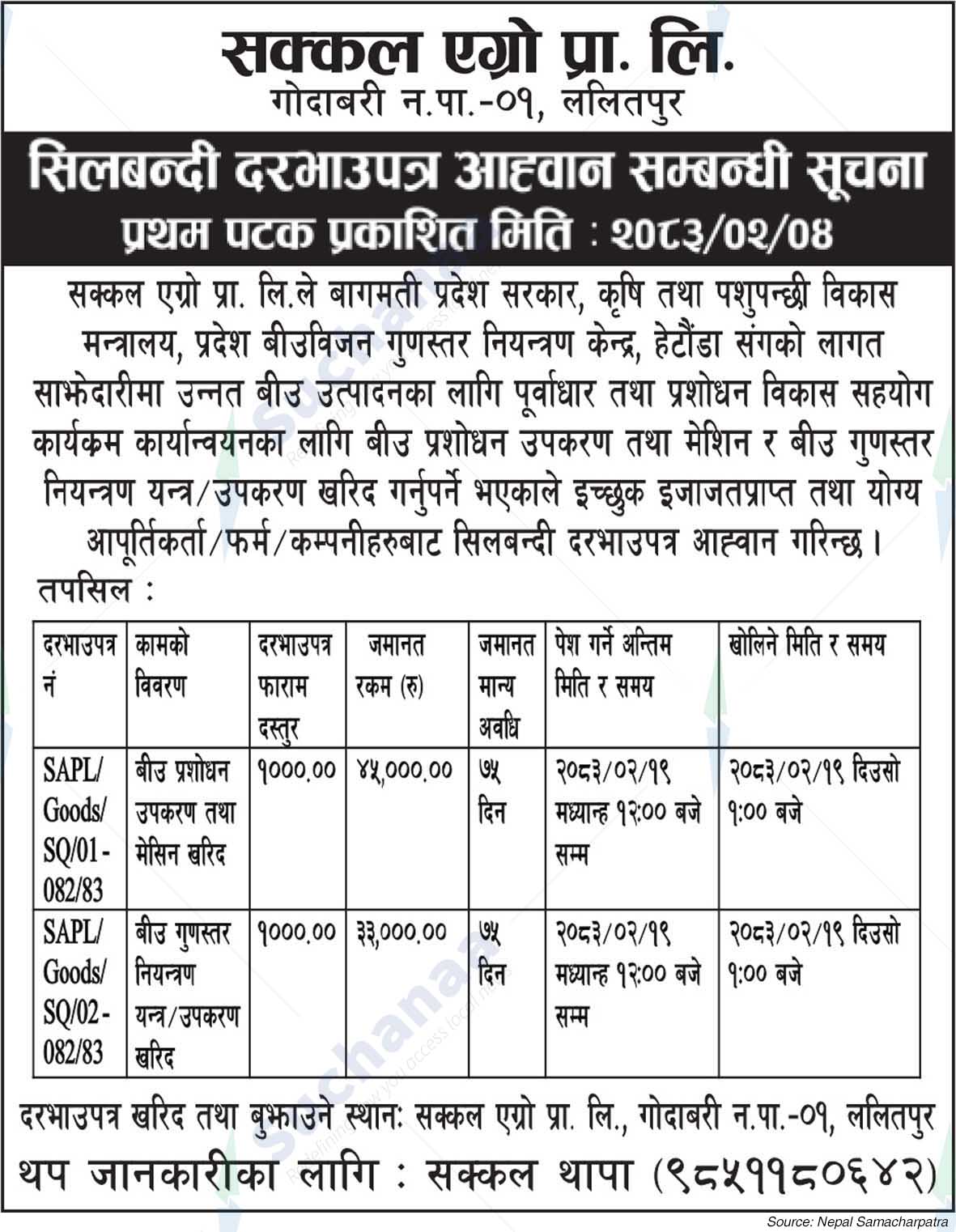 Sakkal Agro Pvt. Ltd.