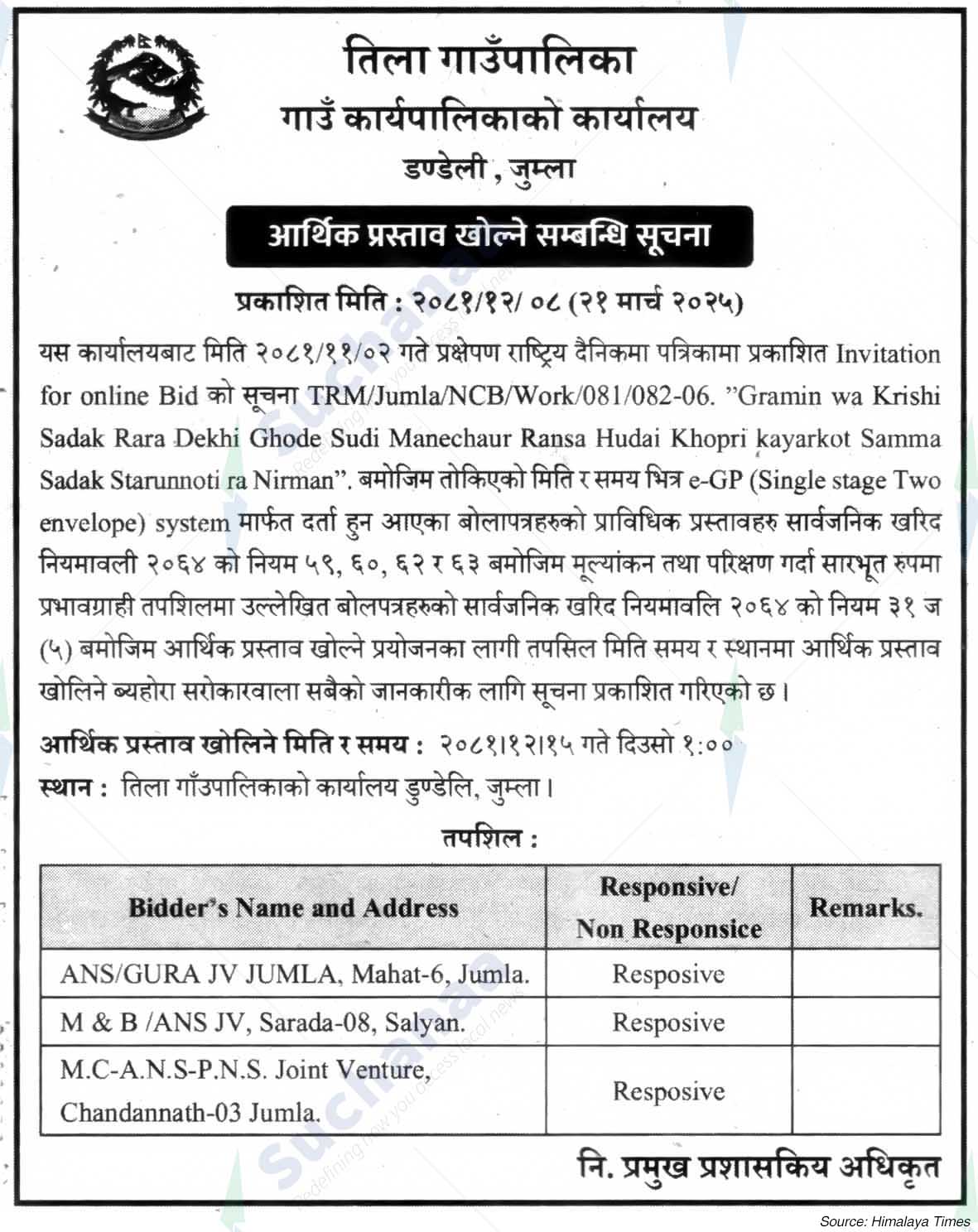 Tila Rural Municipality