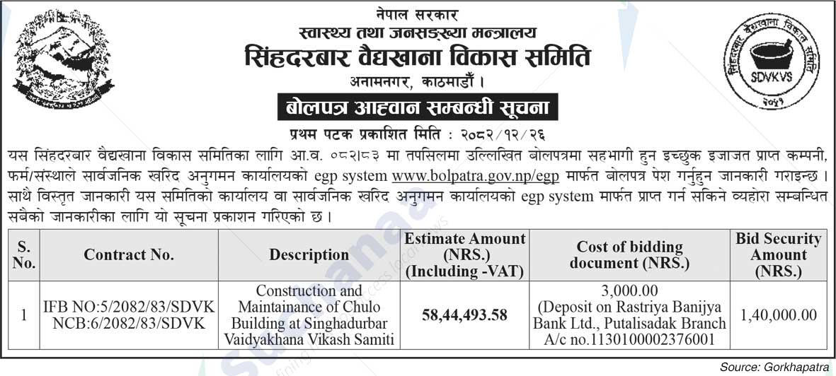 Singhadurbar Vaidyakhana Vikas Samiti