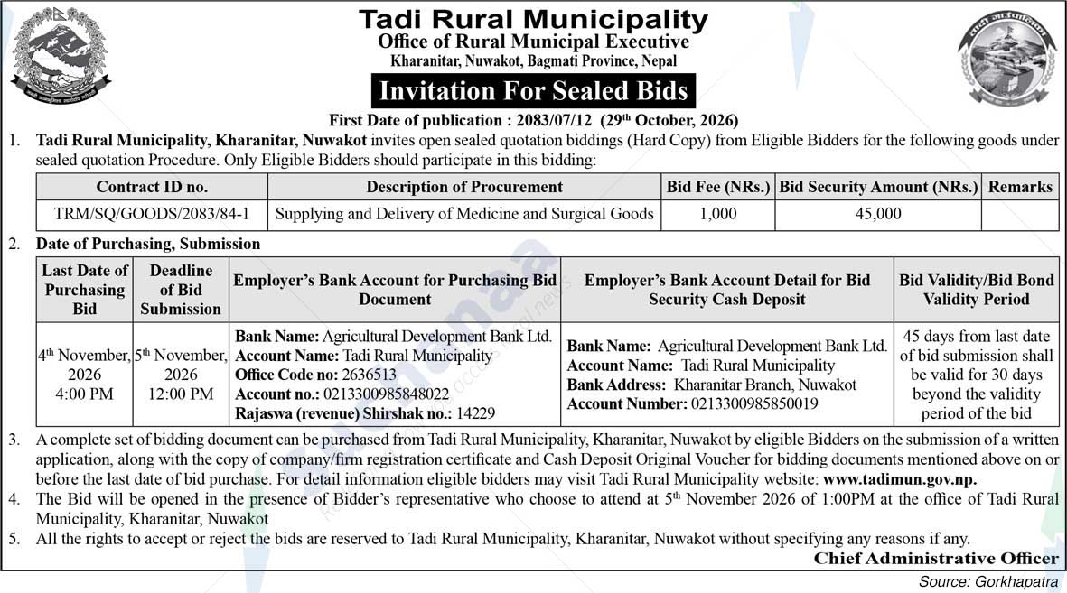 Tadi Rural Municipality