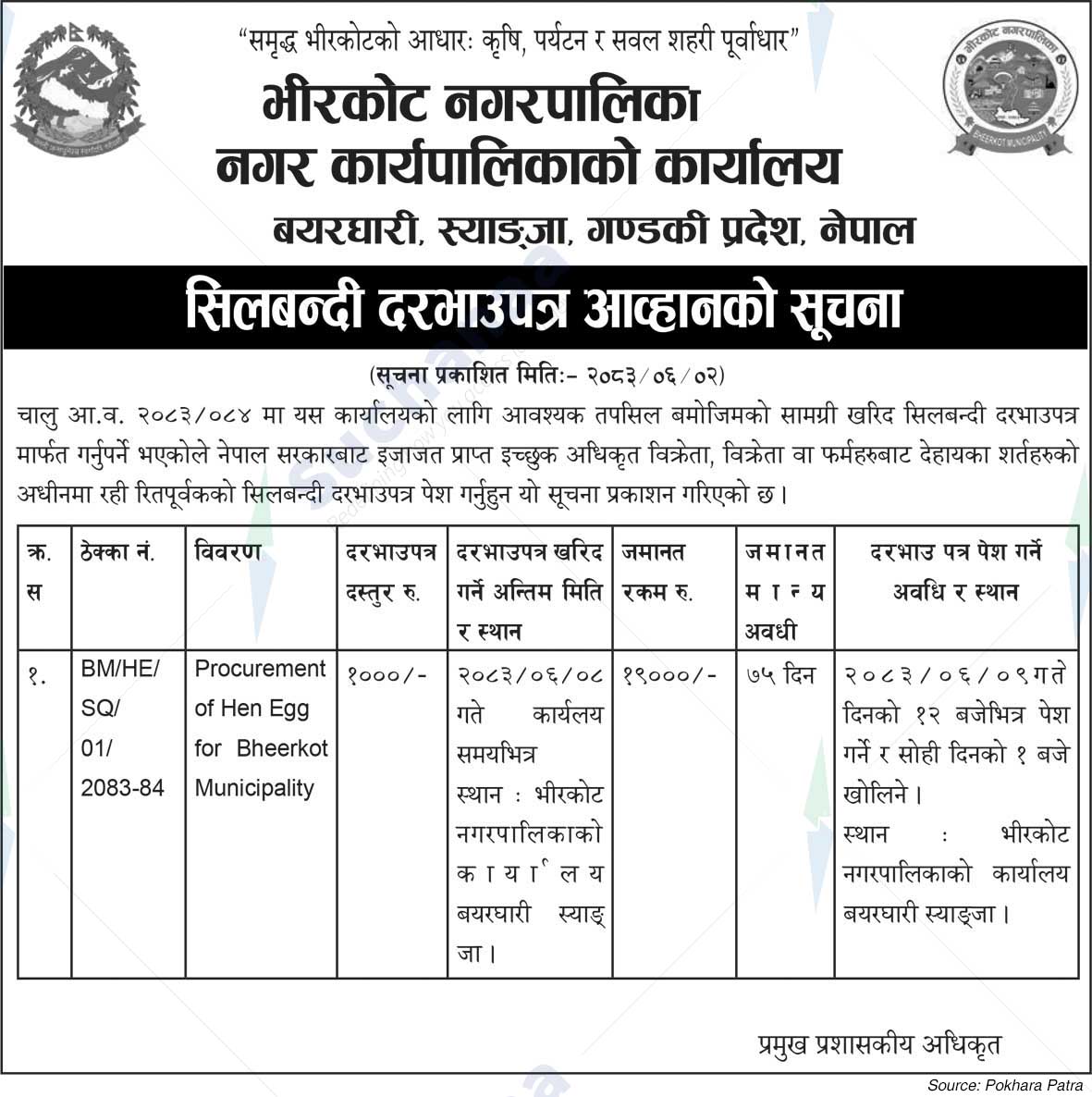 Bheerkot Municipality