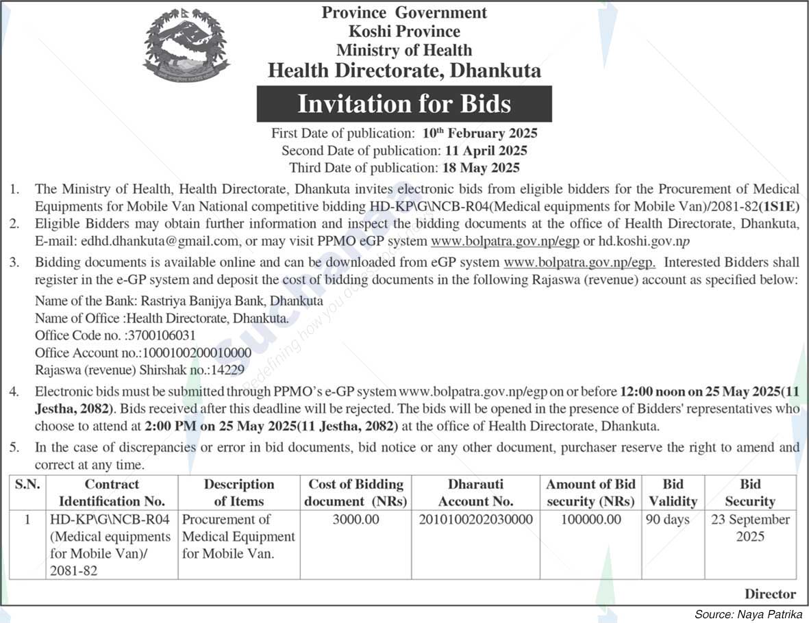 Health Directorate, Dhankuta