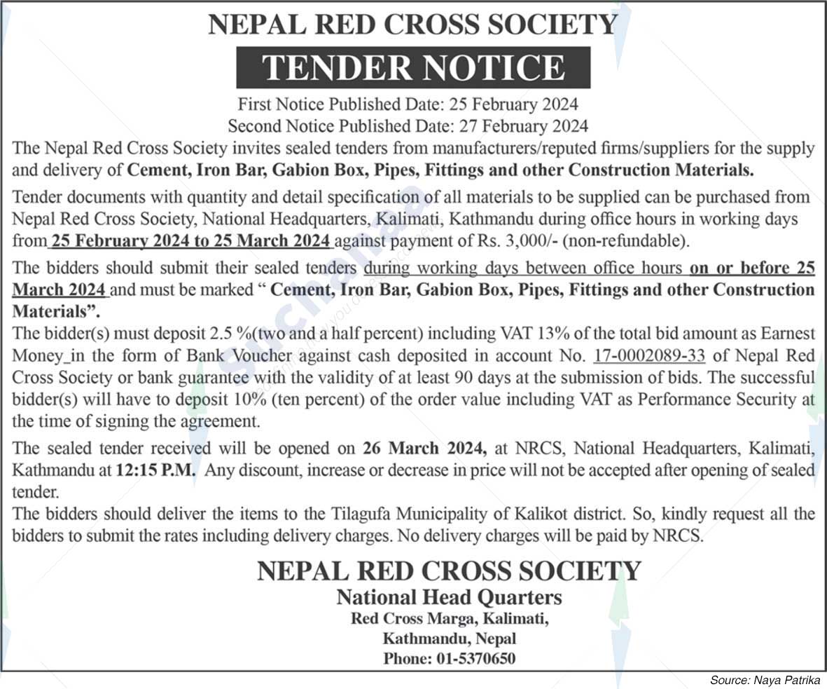 NEPAL RED CROSS SOCIETY