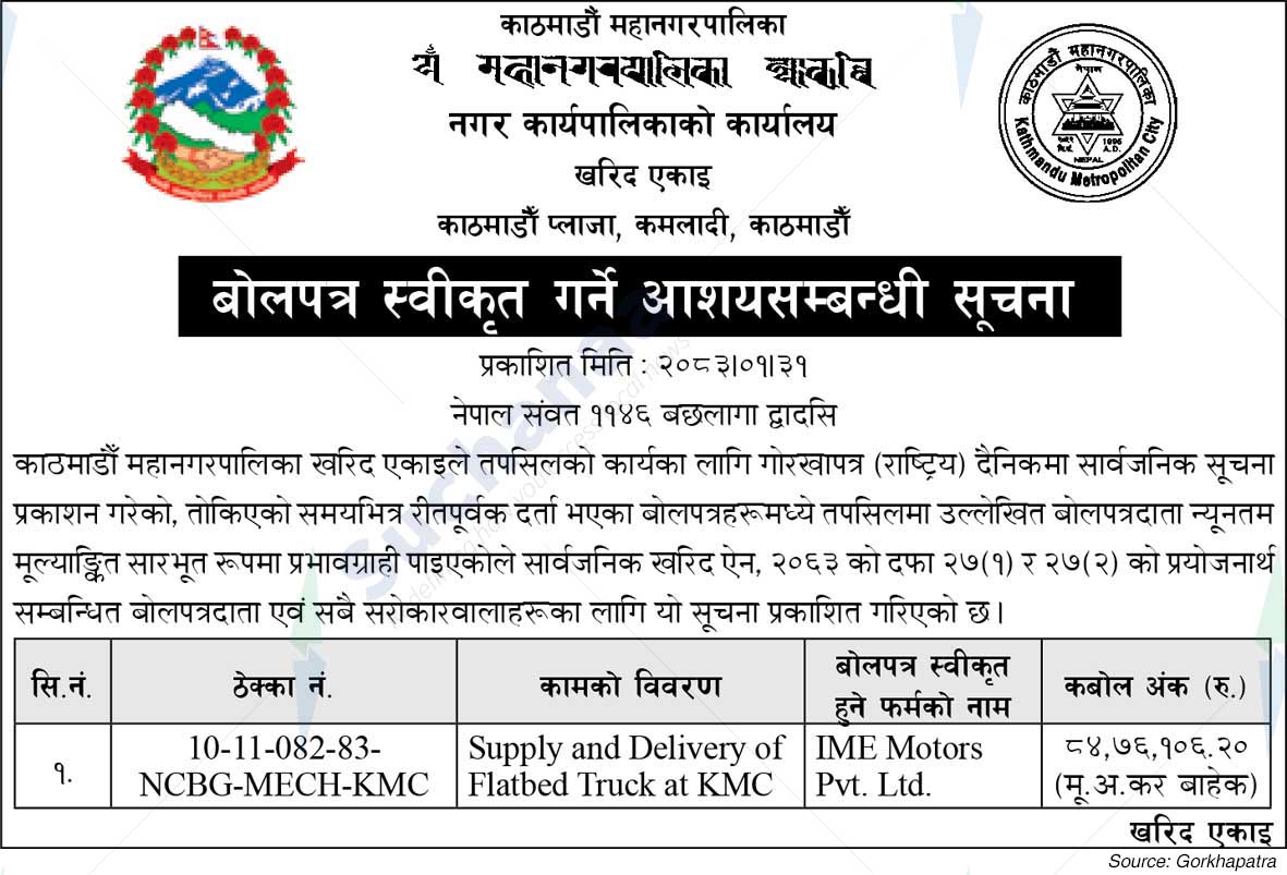 Kathmandu Metropolitan City