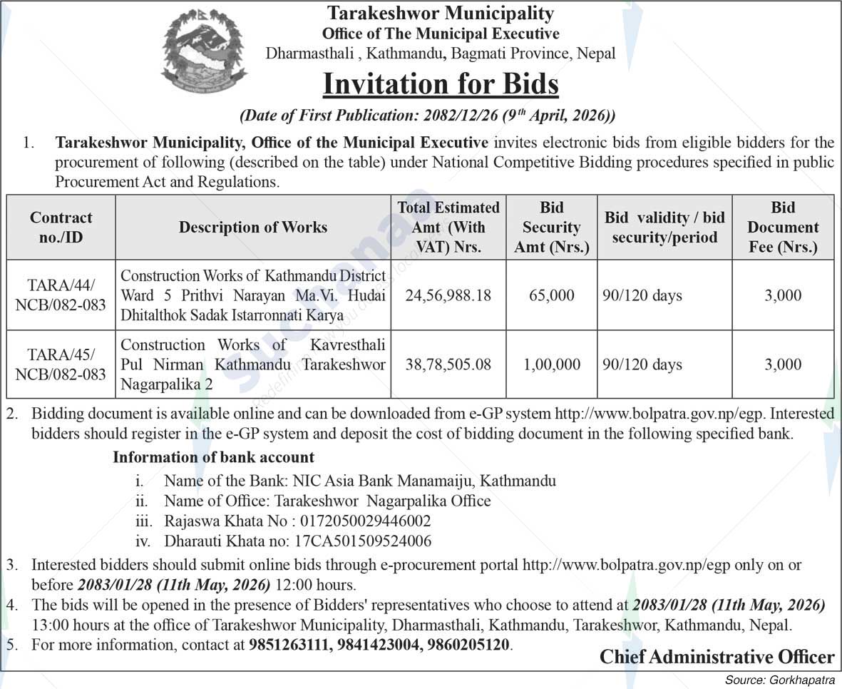 Tarkeshwor Municipality