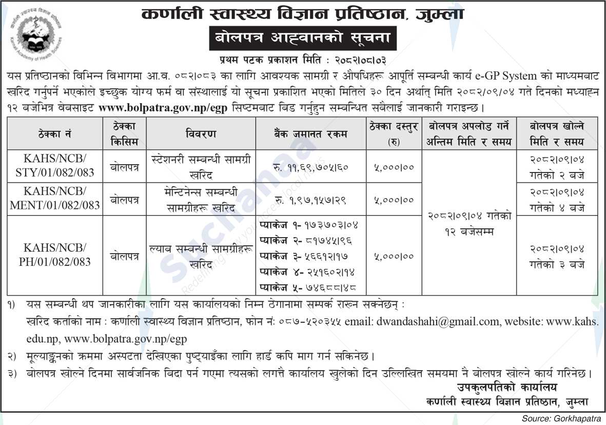 Karnali Institute of Health Sciences, Jumla