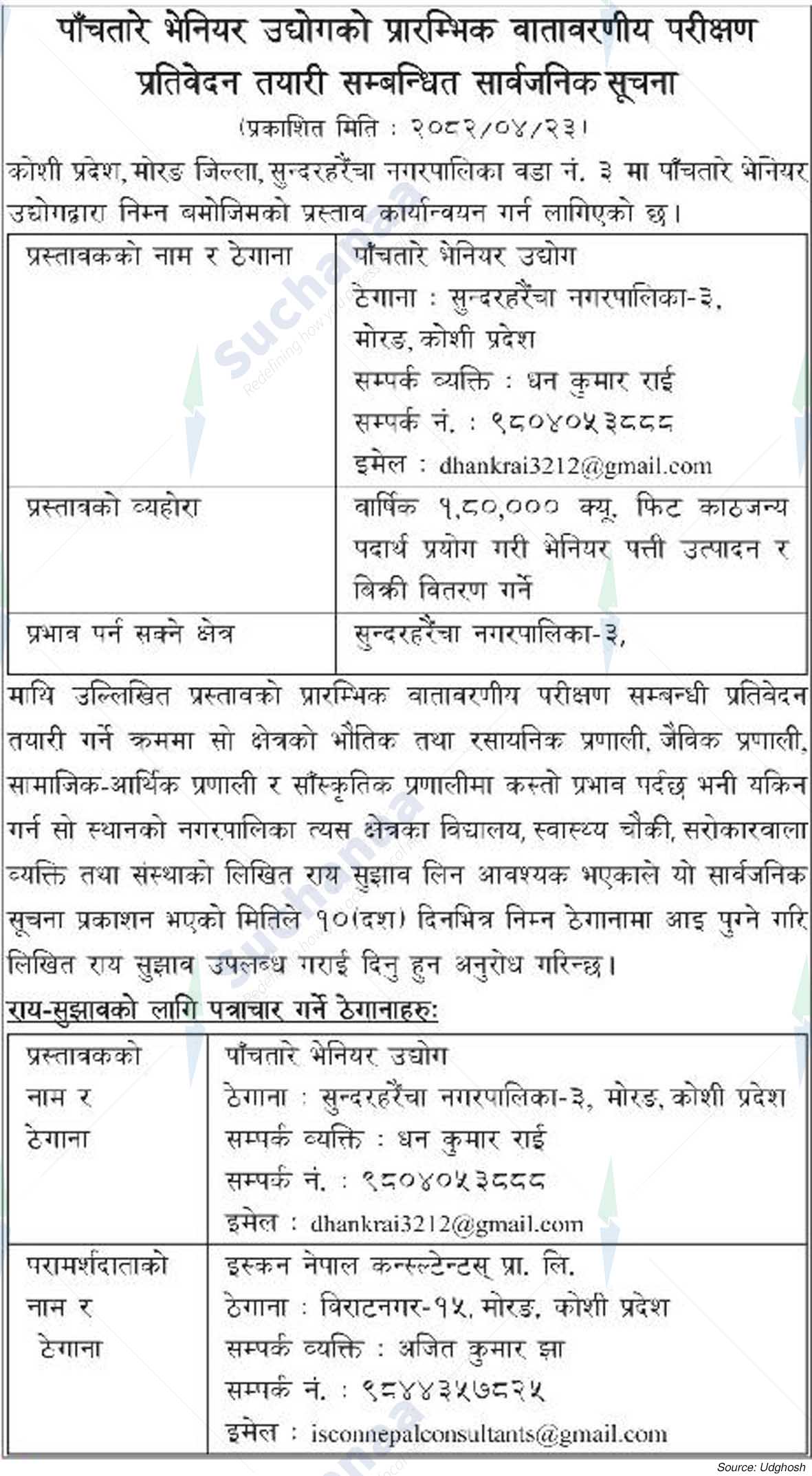 Panchtare Veneer Udyog