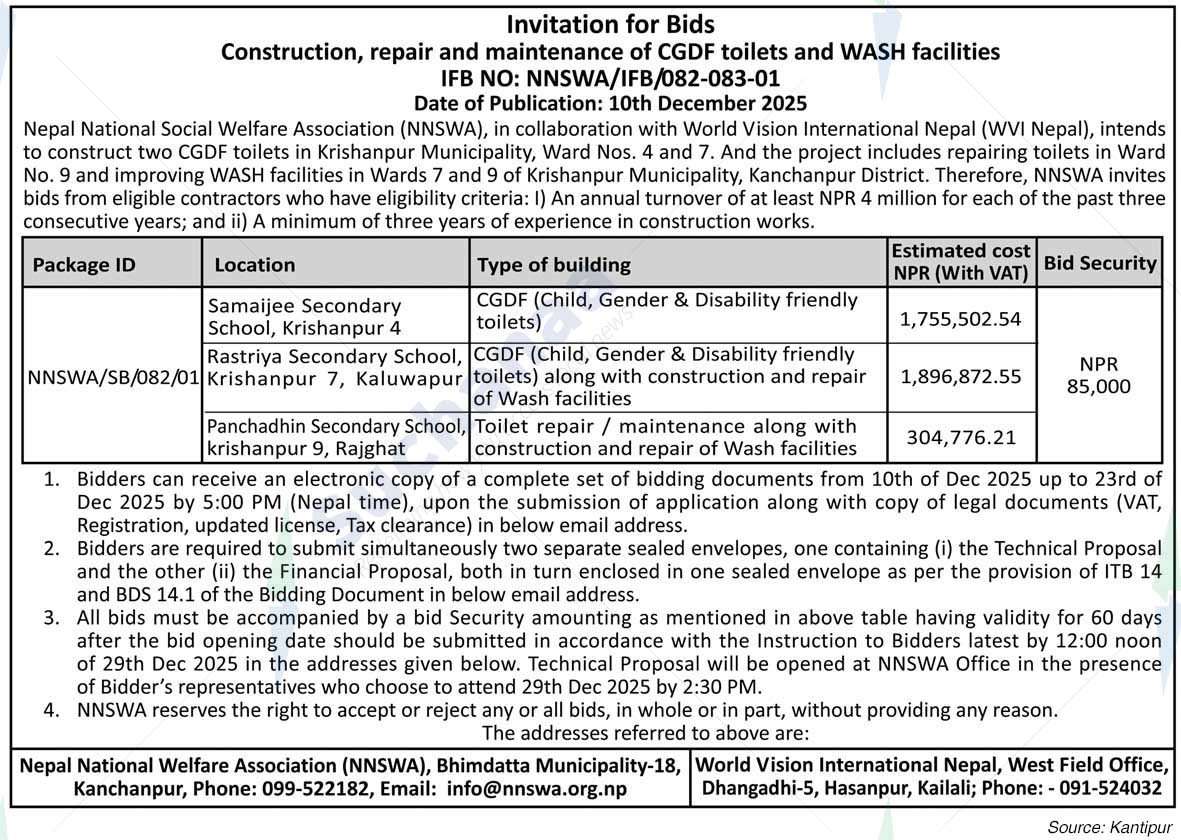 Nepal National Social Welfare Association (NNSWA), Kanchanpur
