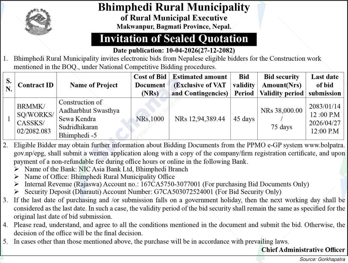 Bhimphedi Rural Municipality