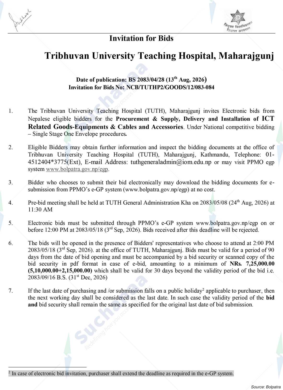 Tribhuvan University Teaching Hospital (TUTH)