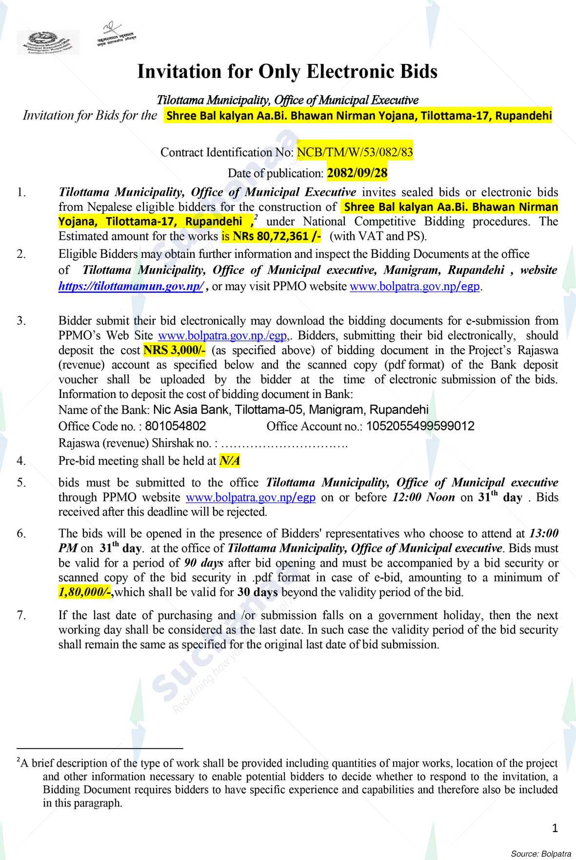 Tilottama Municipality