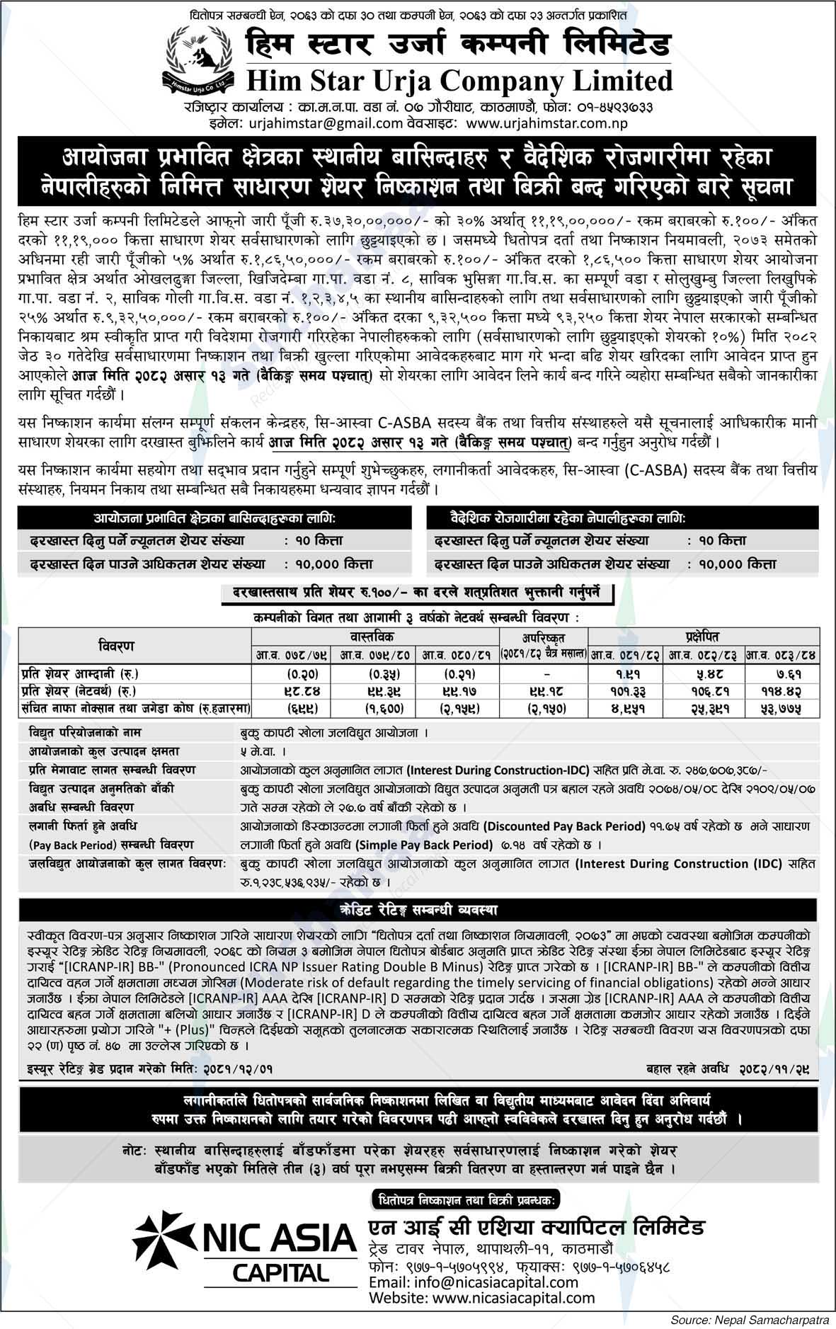Him Star Urja Company Limited