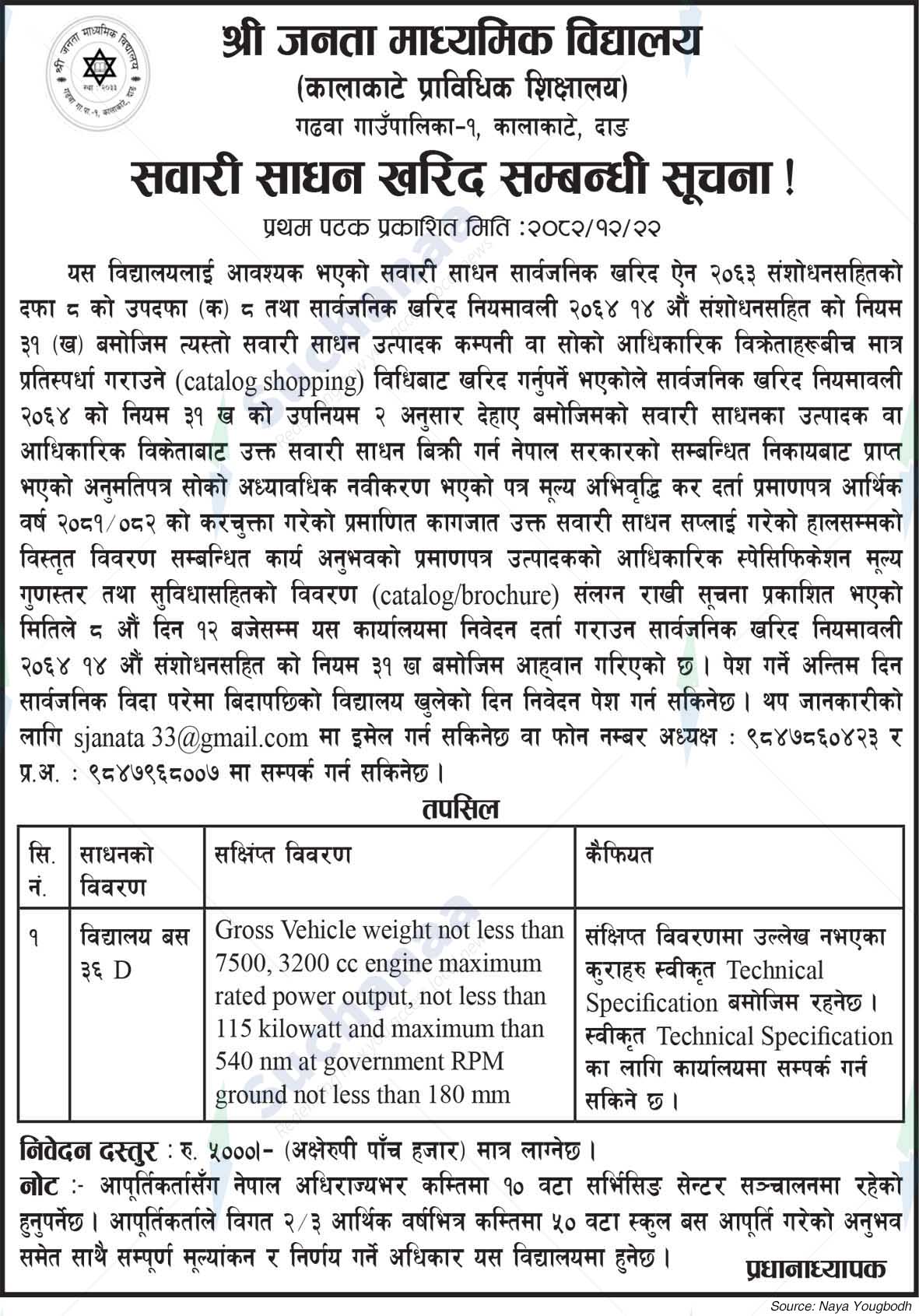 Shree Janata Secondary School