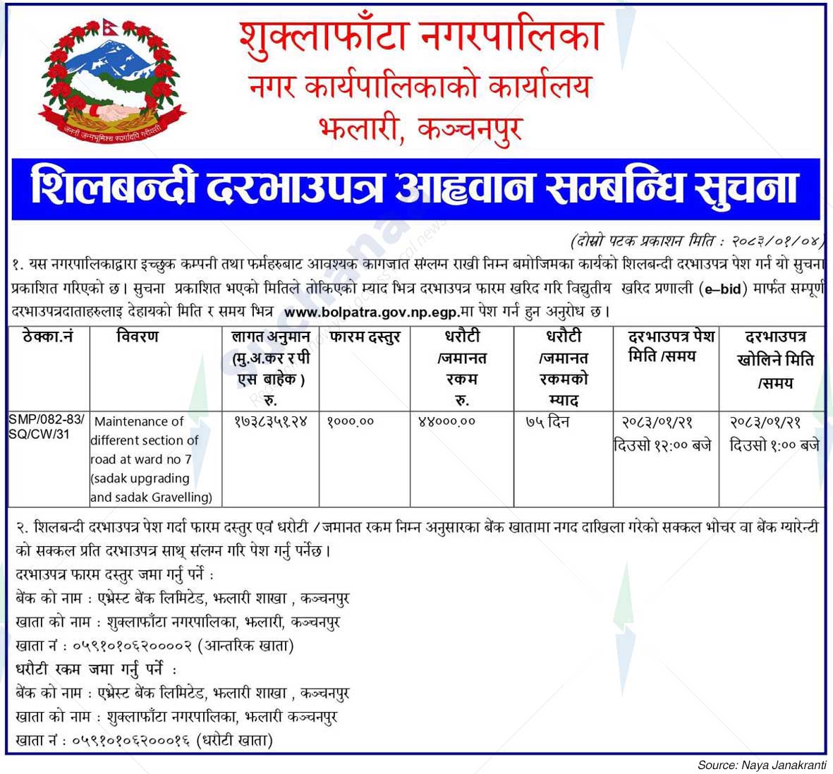 Shuklaphanta Municipality