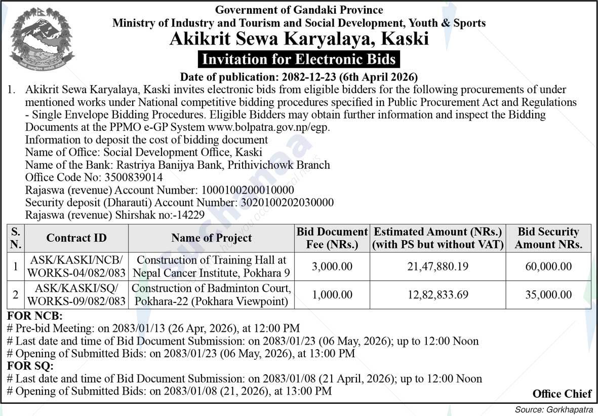 Akikrit Sewa Karyalaya, Kaski