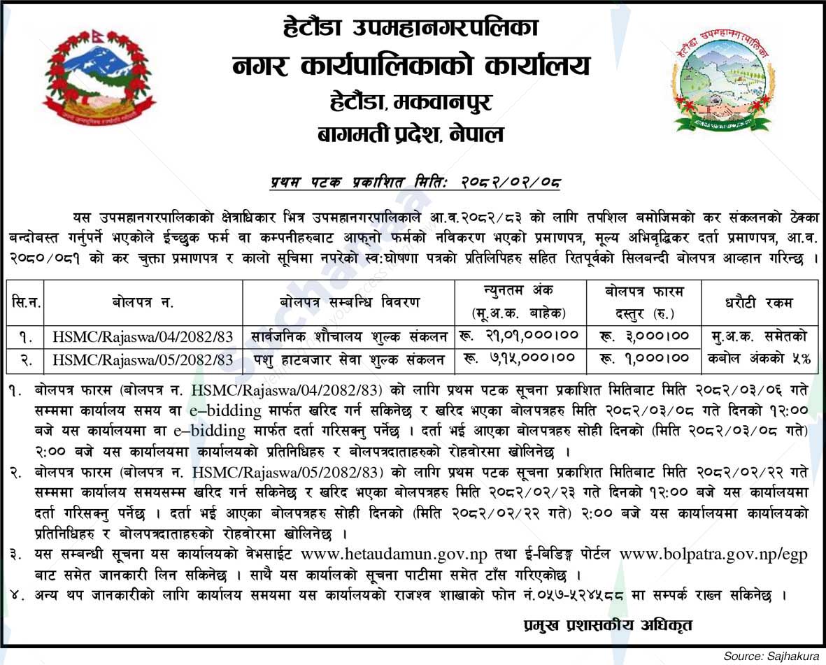 Hetauda Sub Metropolitan City