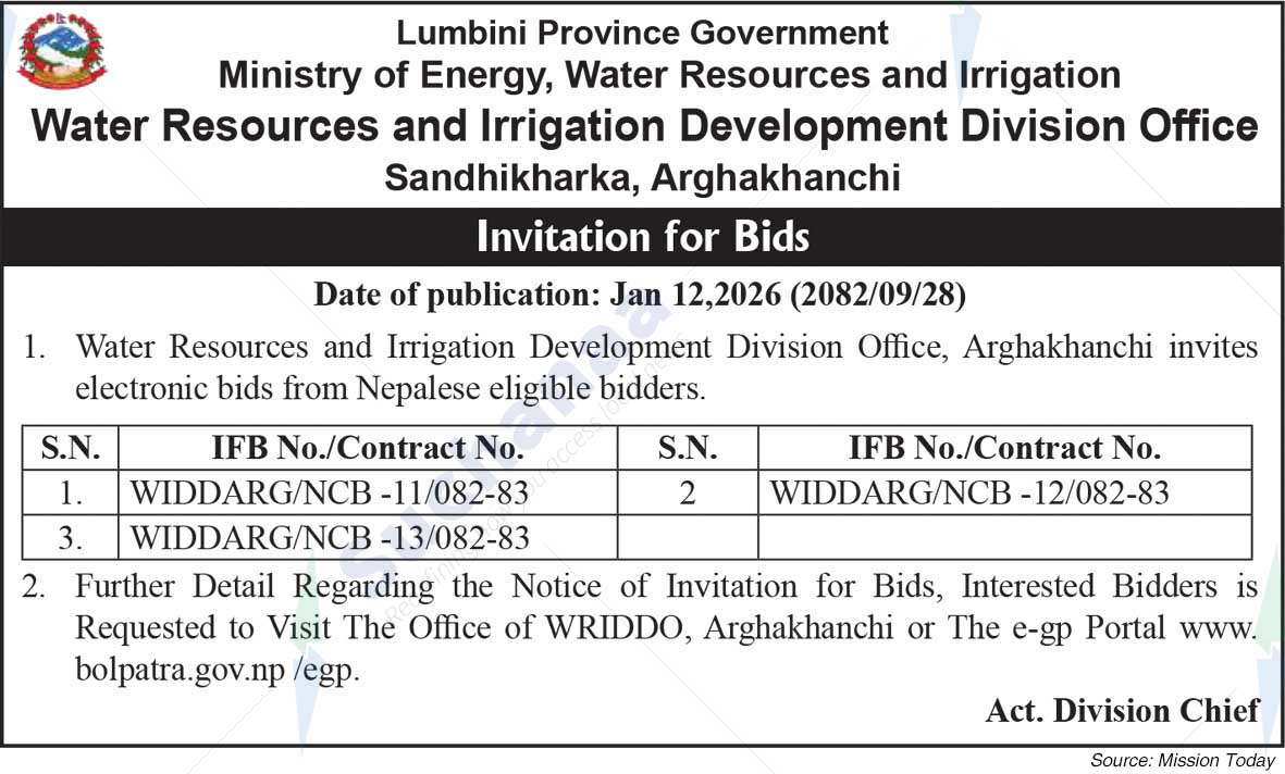 Water Resources and Irrigation Development Division Office, Arghakhanchi