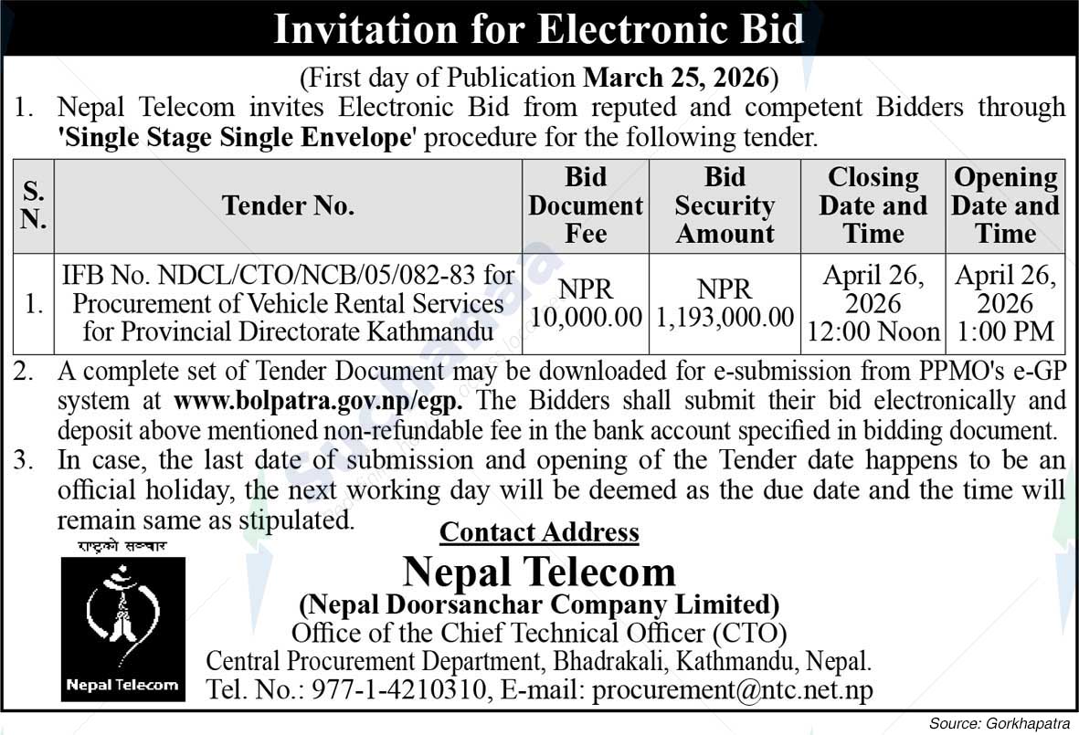 Nepal Doorsanchar Company Limited (NTC)