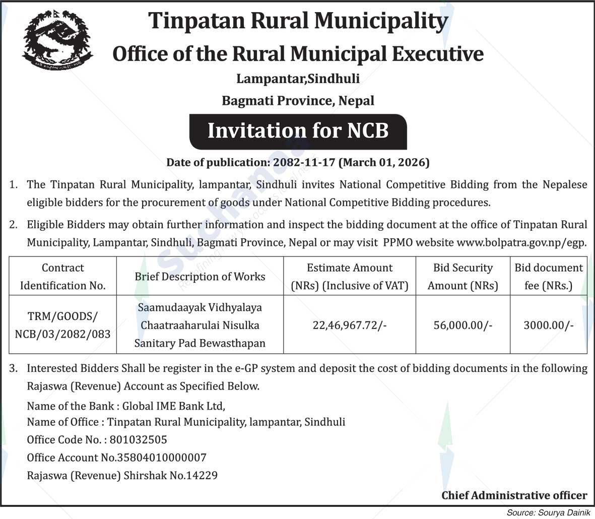 Tinpatan Rural Municipality