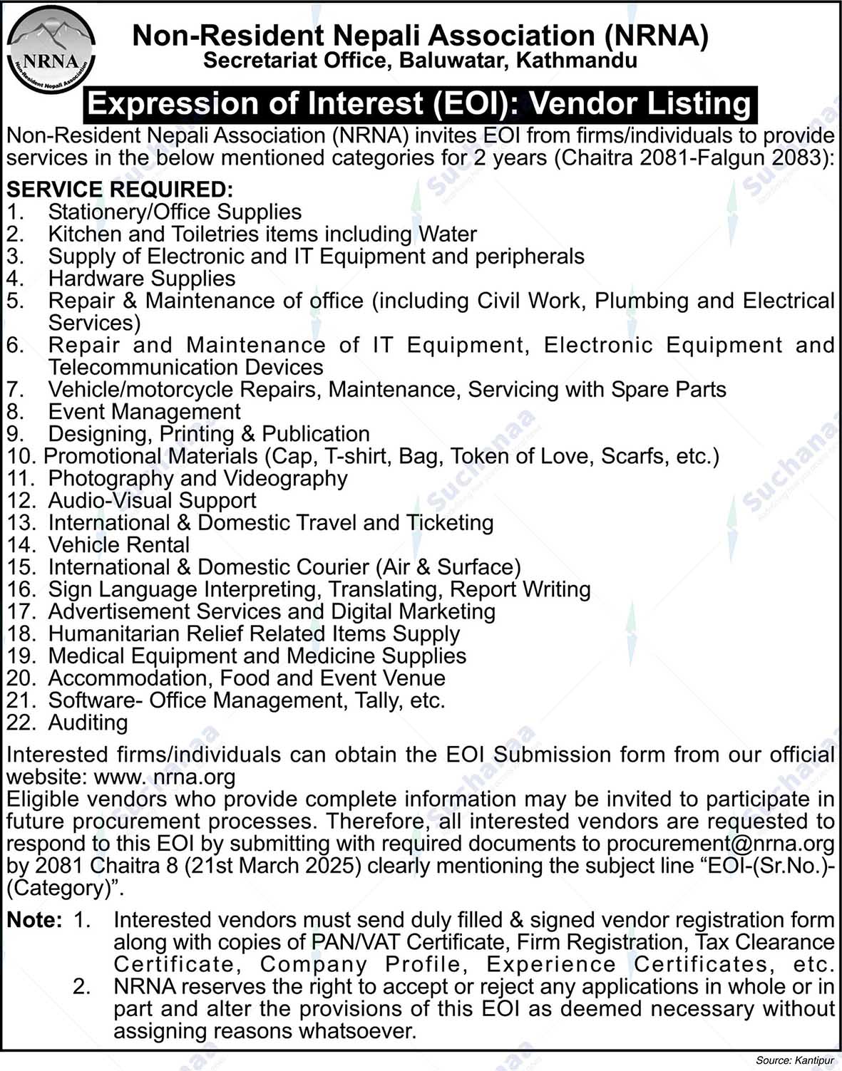Non-Resident Nepali Association (NRNA)