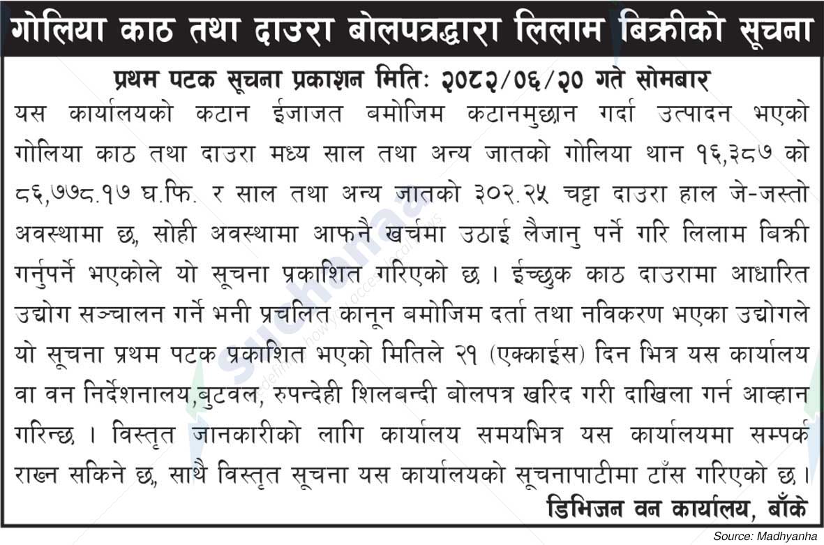 Division Forest Office, Banke