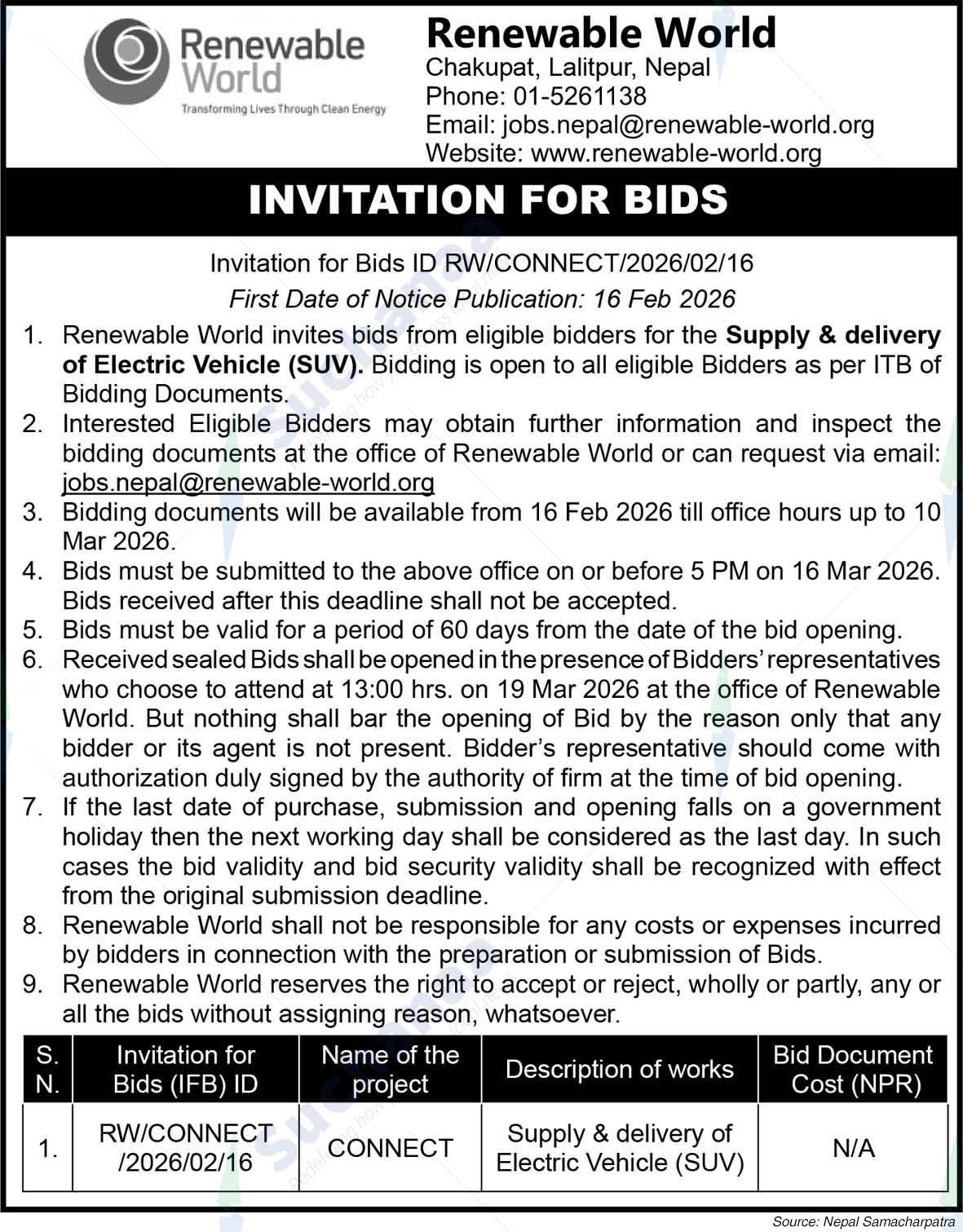 Renewable World Nepal