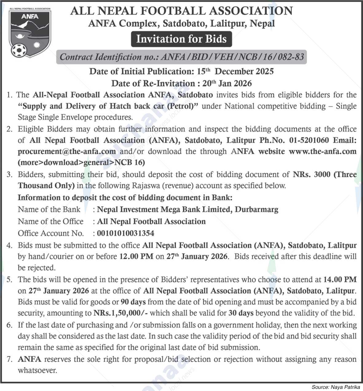 All Nepal Football Association (ANFA)