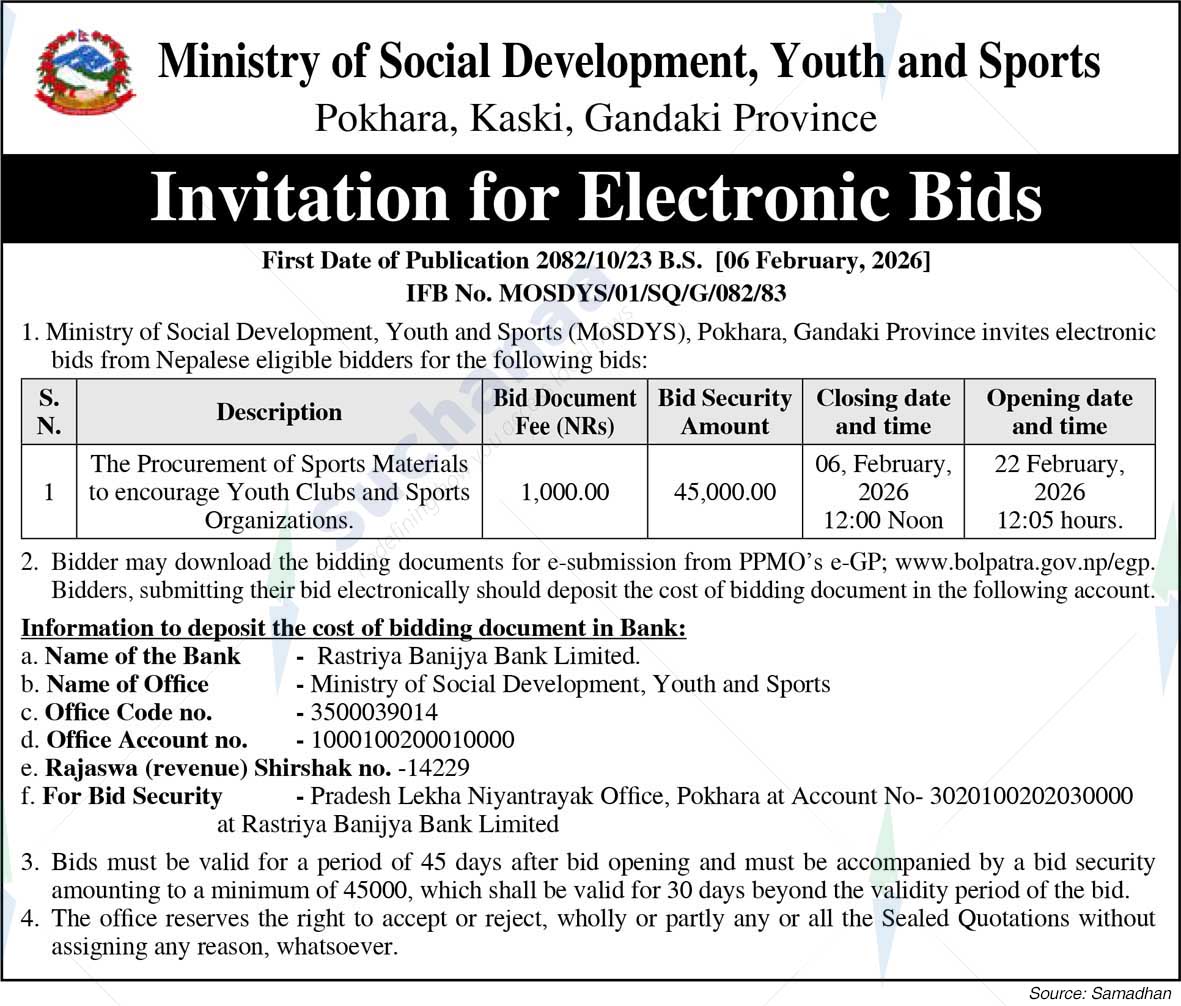 Ministry of Social Development, Youth and Sports, Gandaki