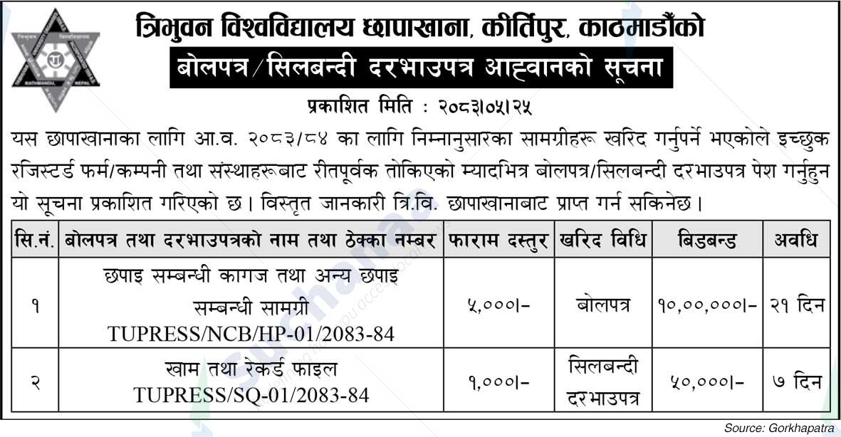Tribhuvan University Press