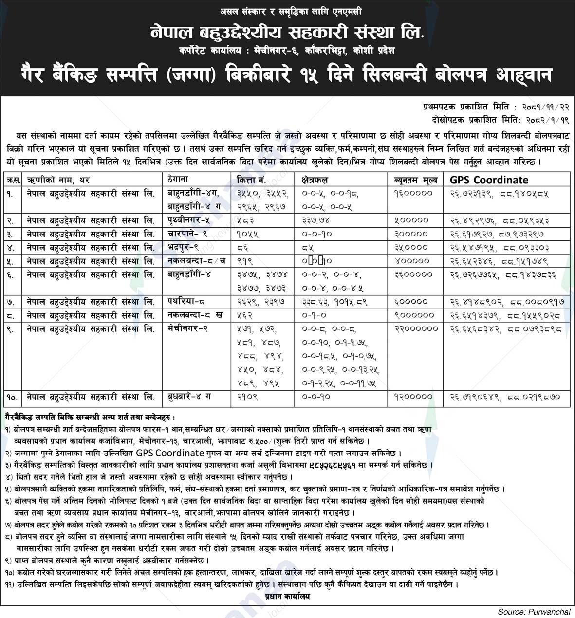 Nepal Multipurpose Cooperative Society Ltd.