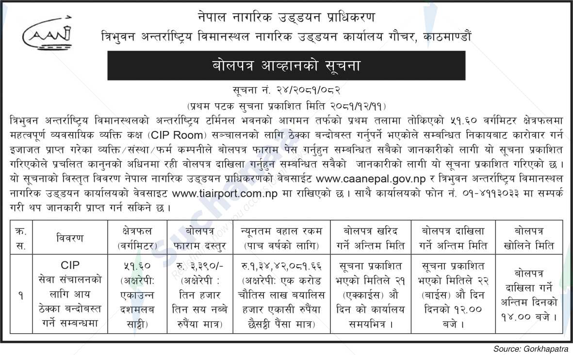 Tribhuvan International Airport Civil Aviation Office