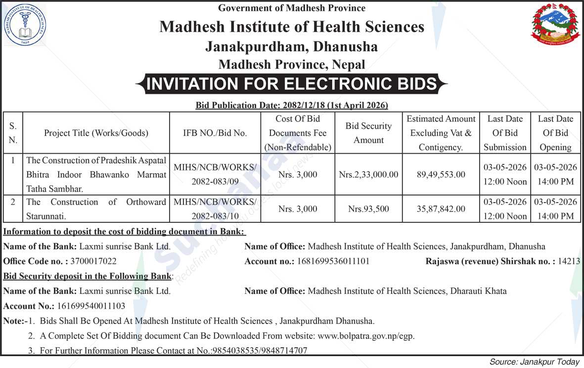 Madhesh Institute of Health Sciences (MIHS)