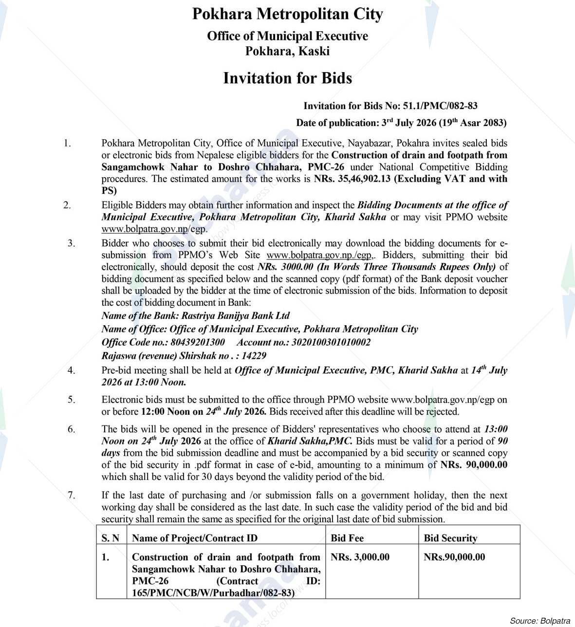 Pokhara Metropolitan CIty