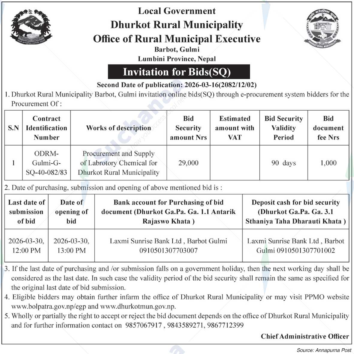 Dhurkot Rural Municipality