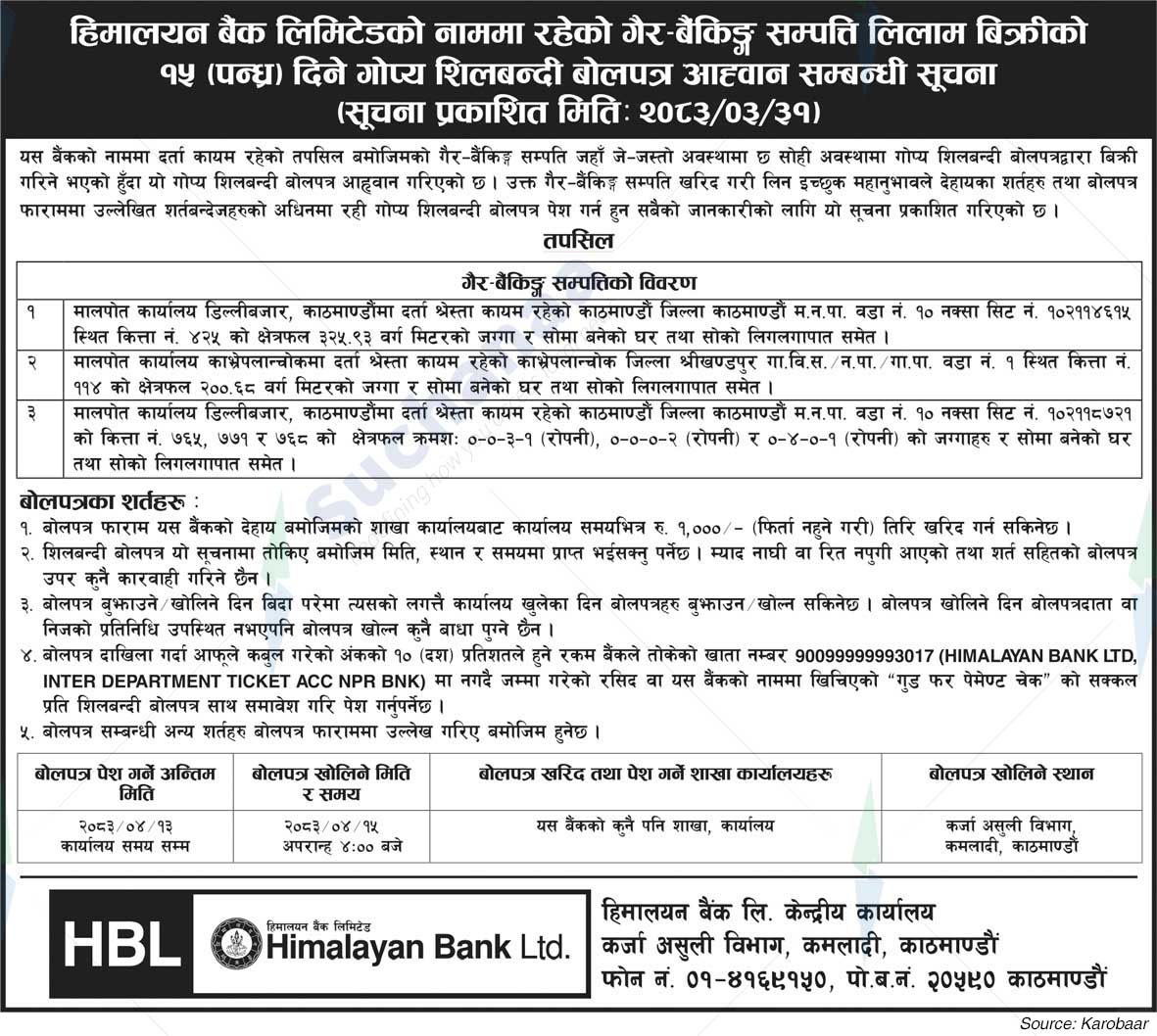 Himalayan Bank Limited