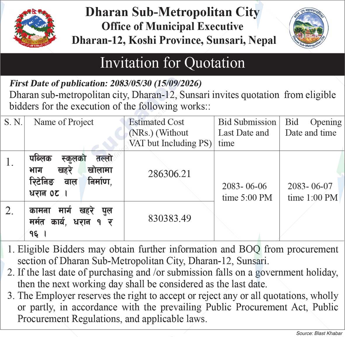 Dharan Sub-Metropolitan City