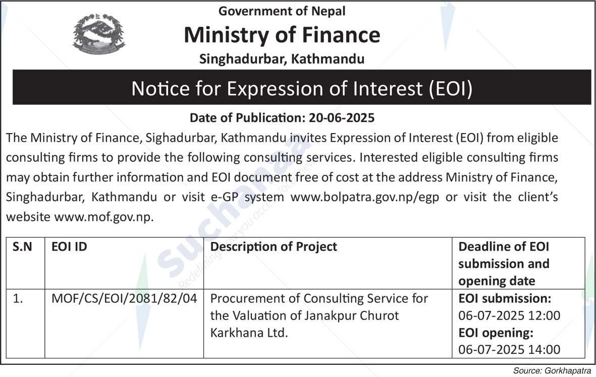 Ministry of Finance