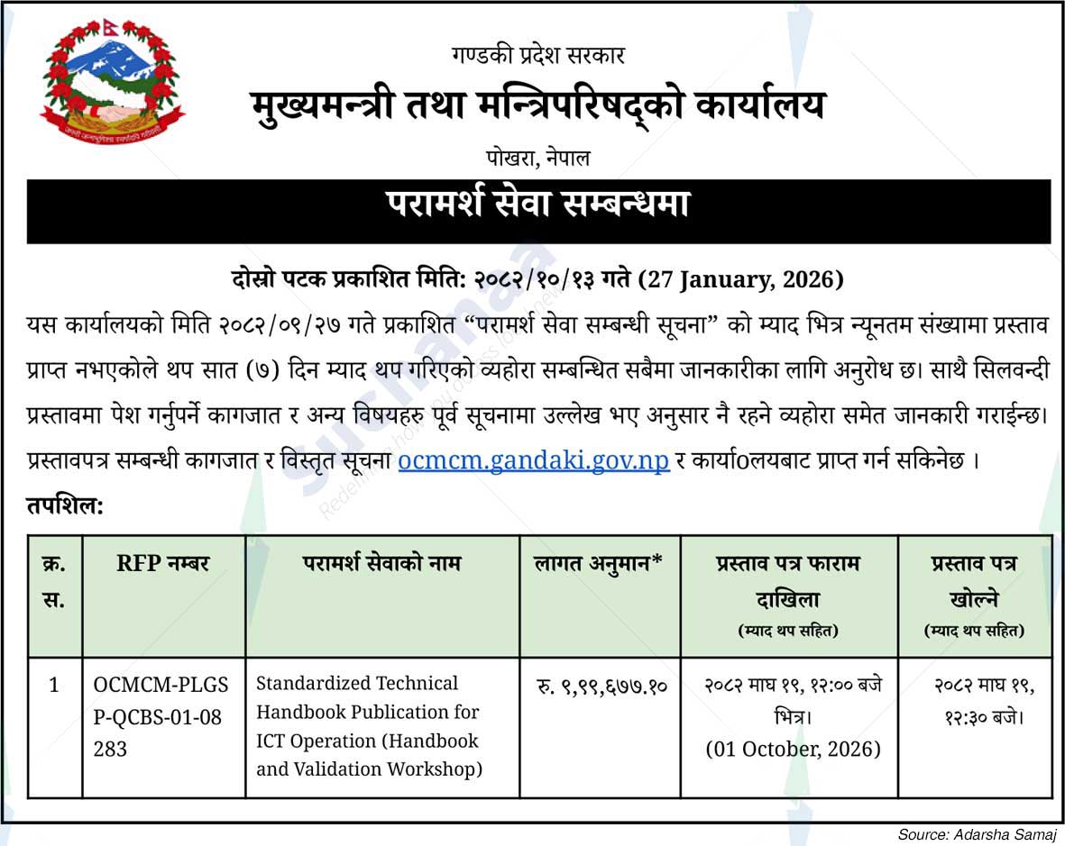 Office of the Chief Minister and Council of Ministers, Province No.1