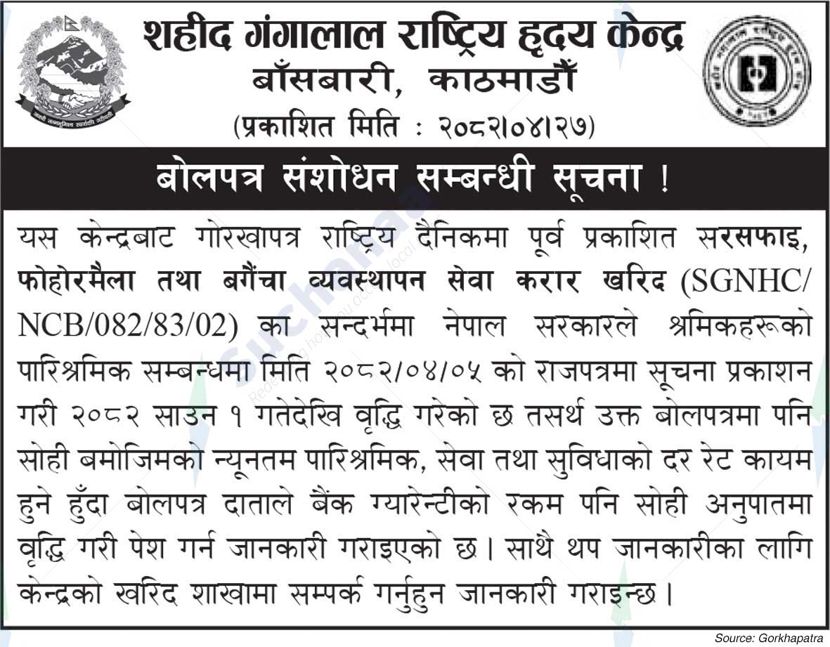 Shahid Gangalal National Heart Center