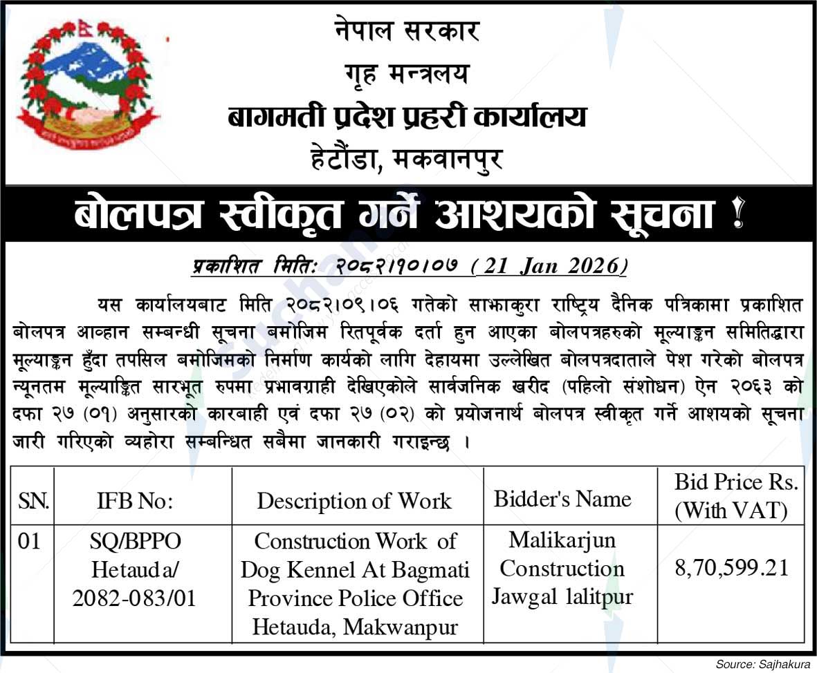 Bagmati Province Police Office, Hetauda, ​​Makawanpur