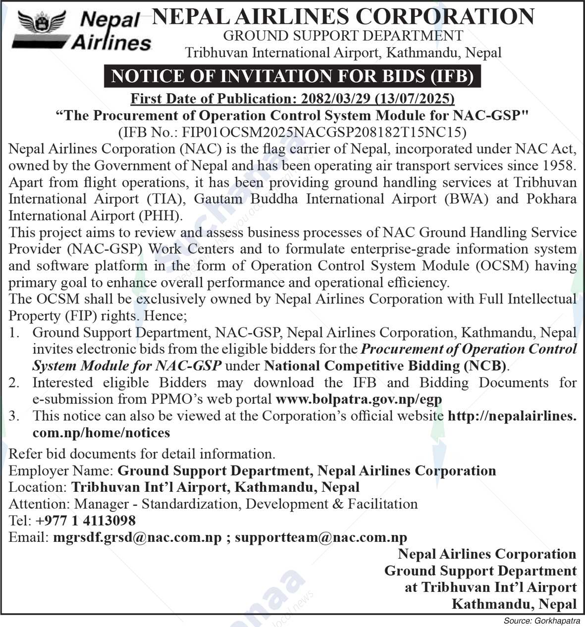 Nepal Airlines Corporation