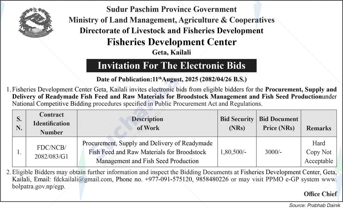Fisheries Development Center Geta, Kailali