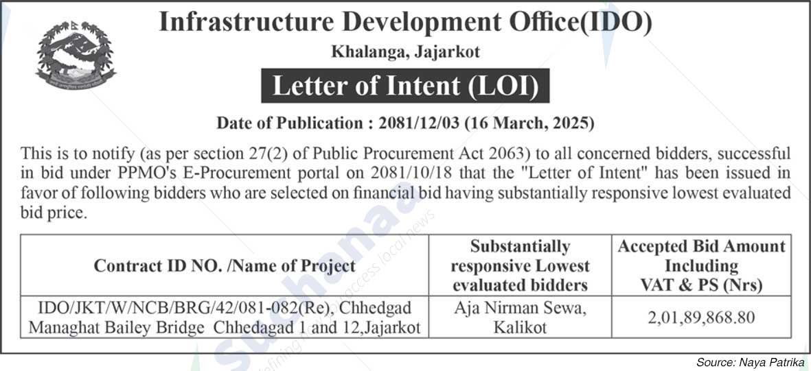 Infrastructure Development Office
