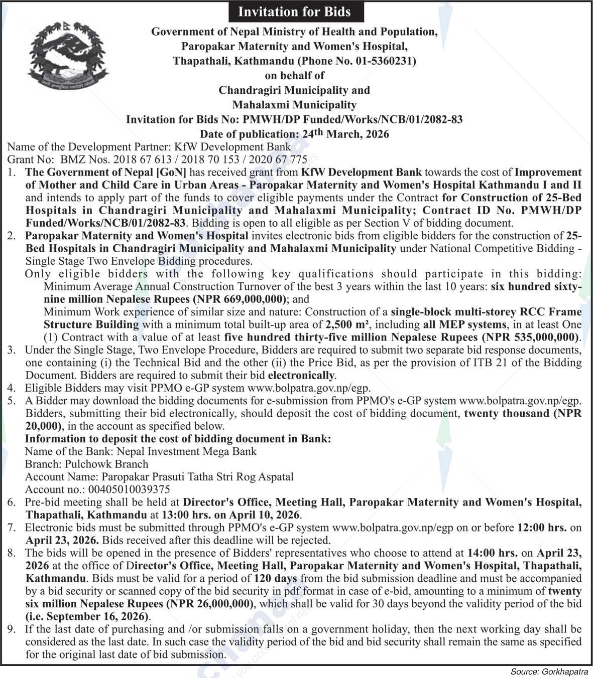 Paropakar Maternity and Women's Hospital